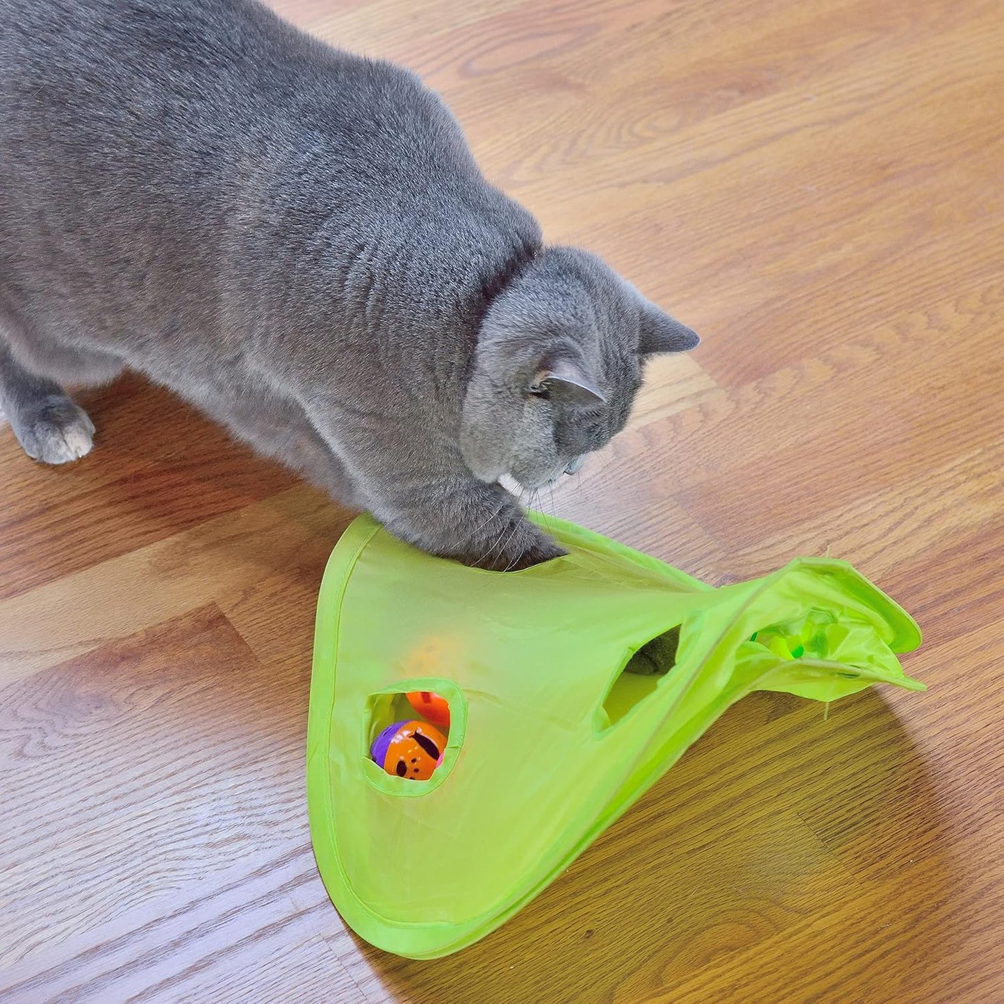 18 Cat Toys Kitten Toys Assortments, Cat Teaser Wand, Interactive Bell Toy, Sparkle Balls for Cat, Puppy, Kitty, Kitten