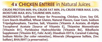 Purrfectly Chicken Variety Pack (4-Chicken, 3-Chicken & Beef, 3-Chicken & Duck) Food for Cats, 10-Count Packages (Pack of 4)