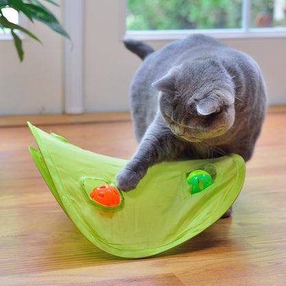 18 Cat Toys Kitten Toys Assortments, Cat Teaser Wand, Interactive Bell Toy, Sparkle Balls for Cat, Puppy, Kitty, Kitten
